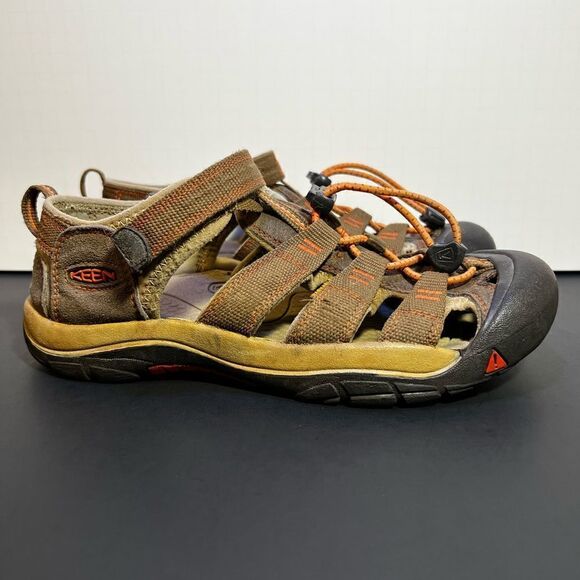Kids KEEN Newport H2 Brown Waterproof Sandals / Size 5 - Picture 2 of 9